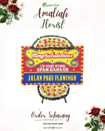 Bunga Papan Congratulation di Bangsri